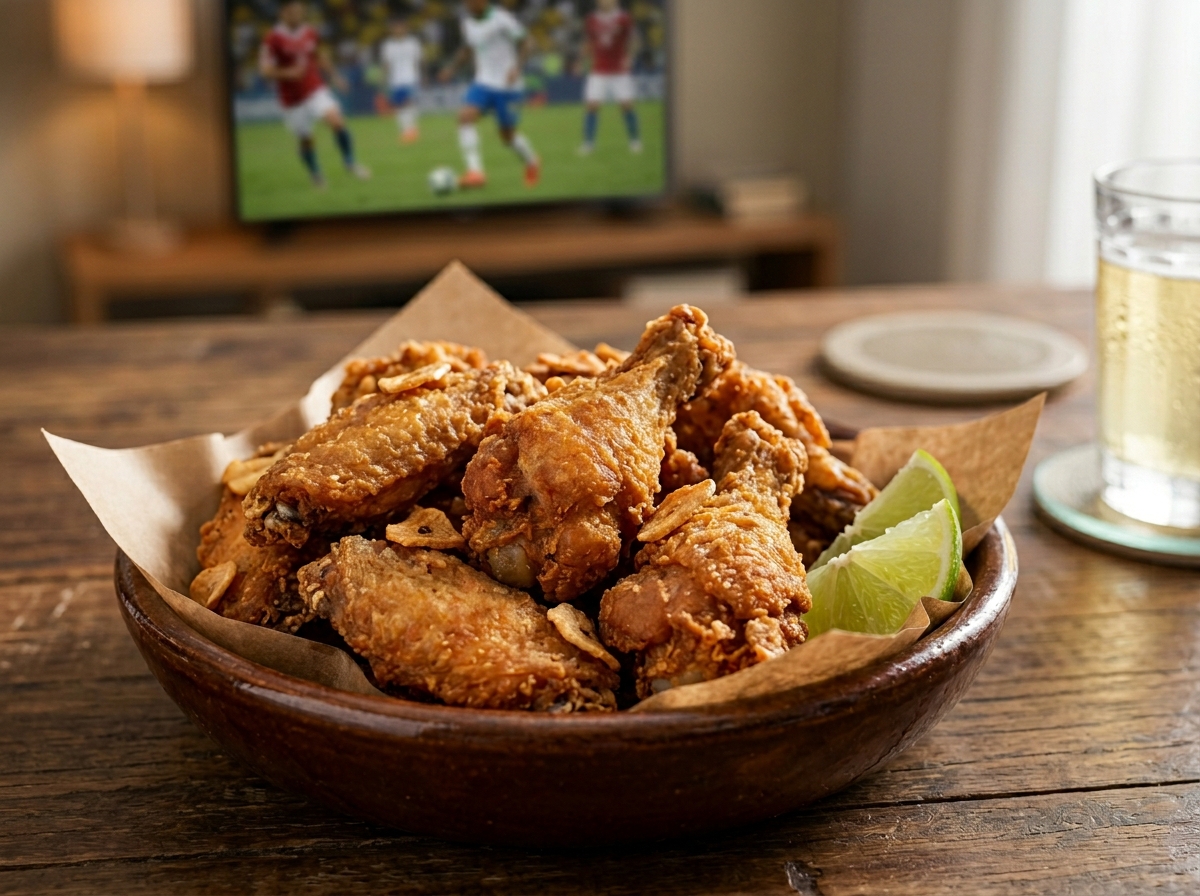 Frango à Passarinho Crocante para Jogo