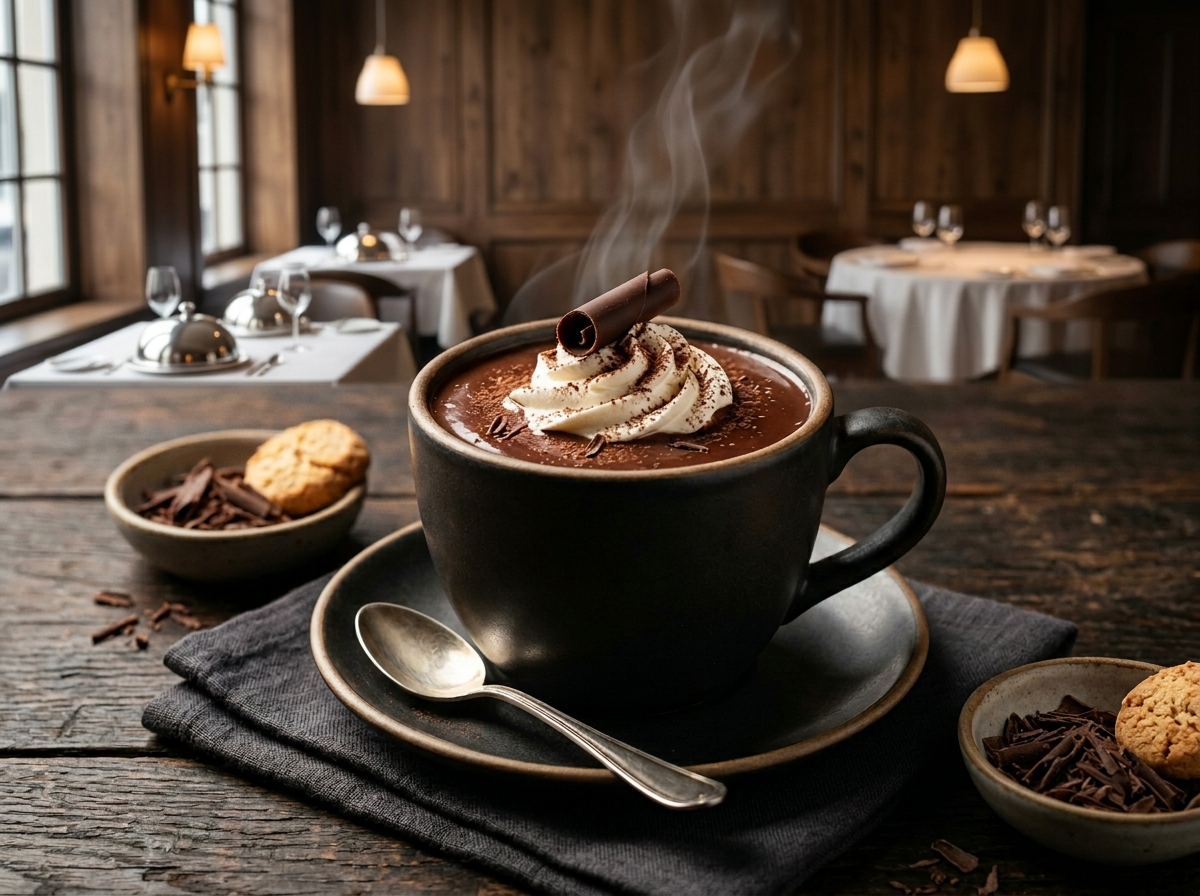 Chocolate Quente Cremoso - receita de Chocolate Quente Cremoso caseira pronta para servir