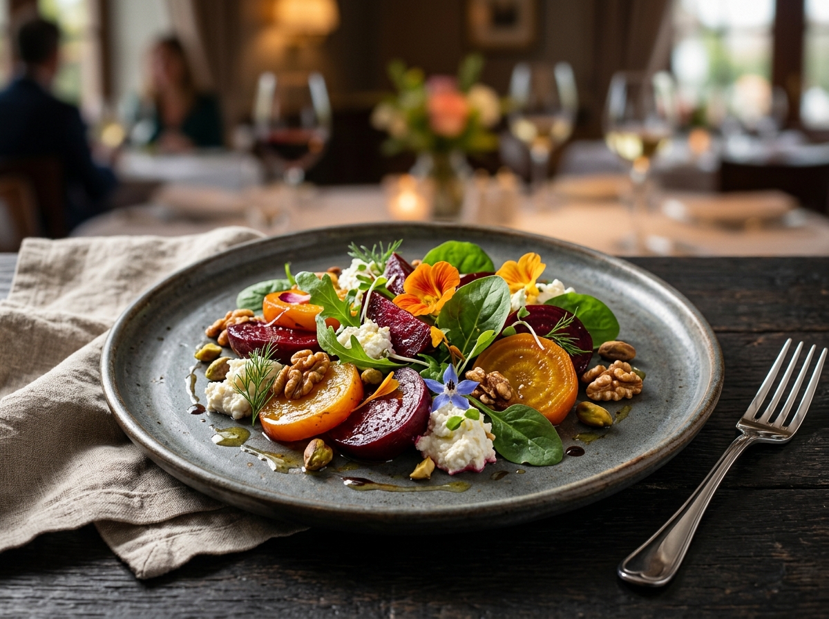 Salada de Beterraba com Ricota - receita de Salada de Beterraba com Ricota caseira pronta para servir