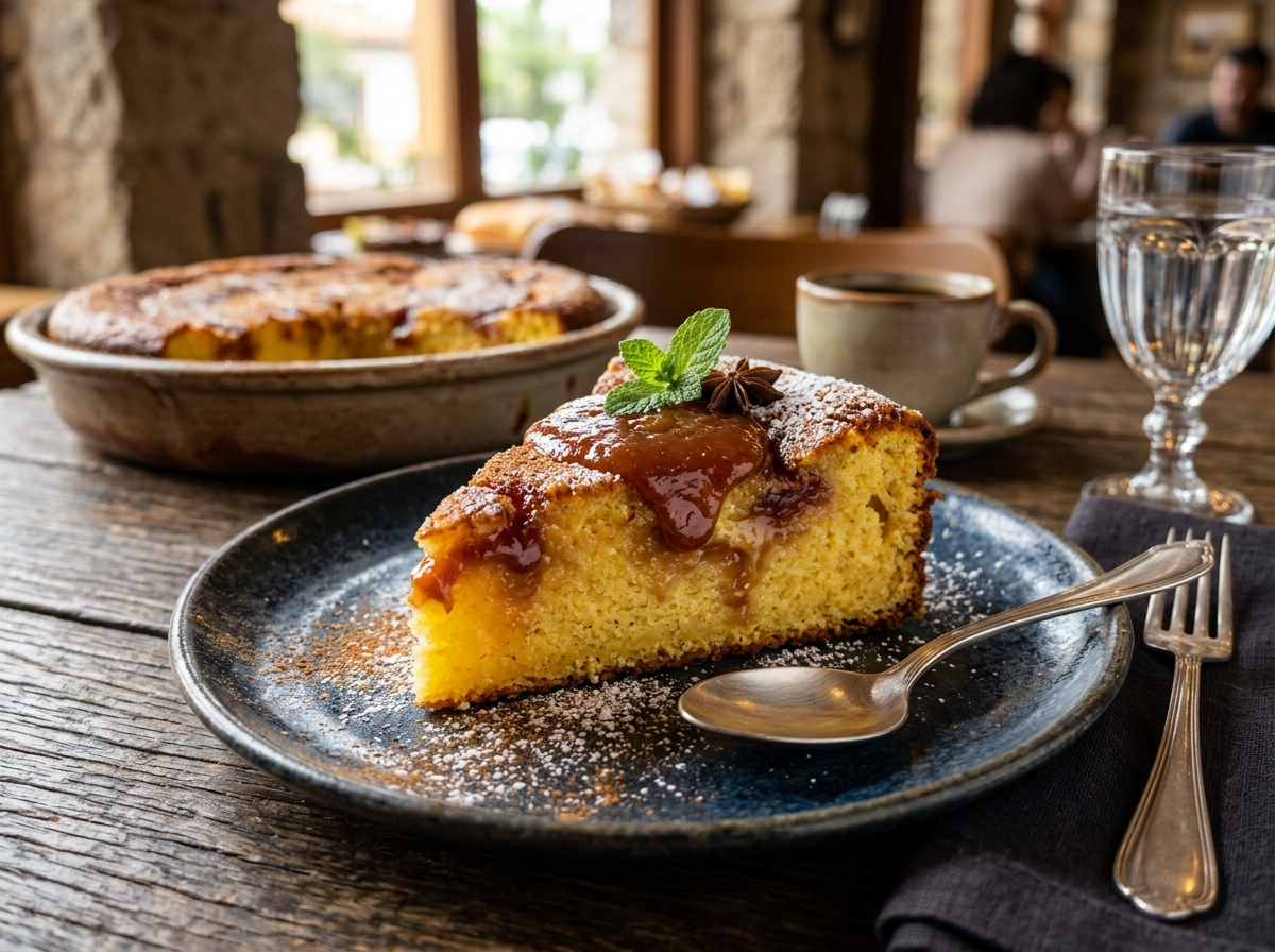 Bolo de Fubá Cremoso com Goiabada de Padaria - receita de bolo de fuba cremoso com goiabada de padaria caseira pronta para servir
