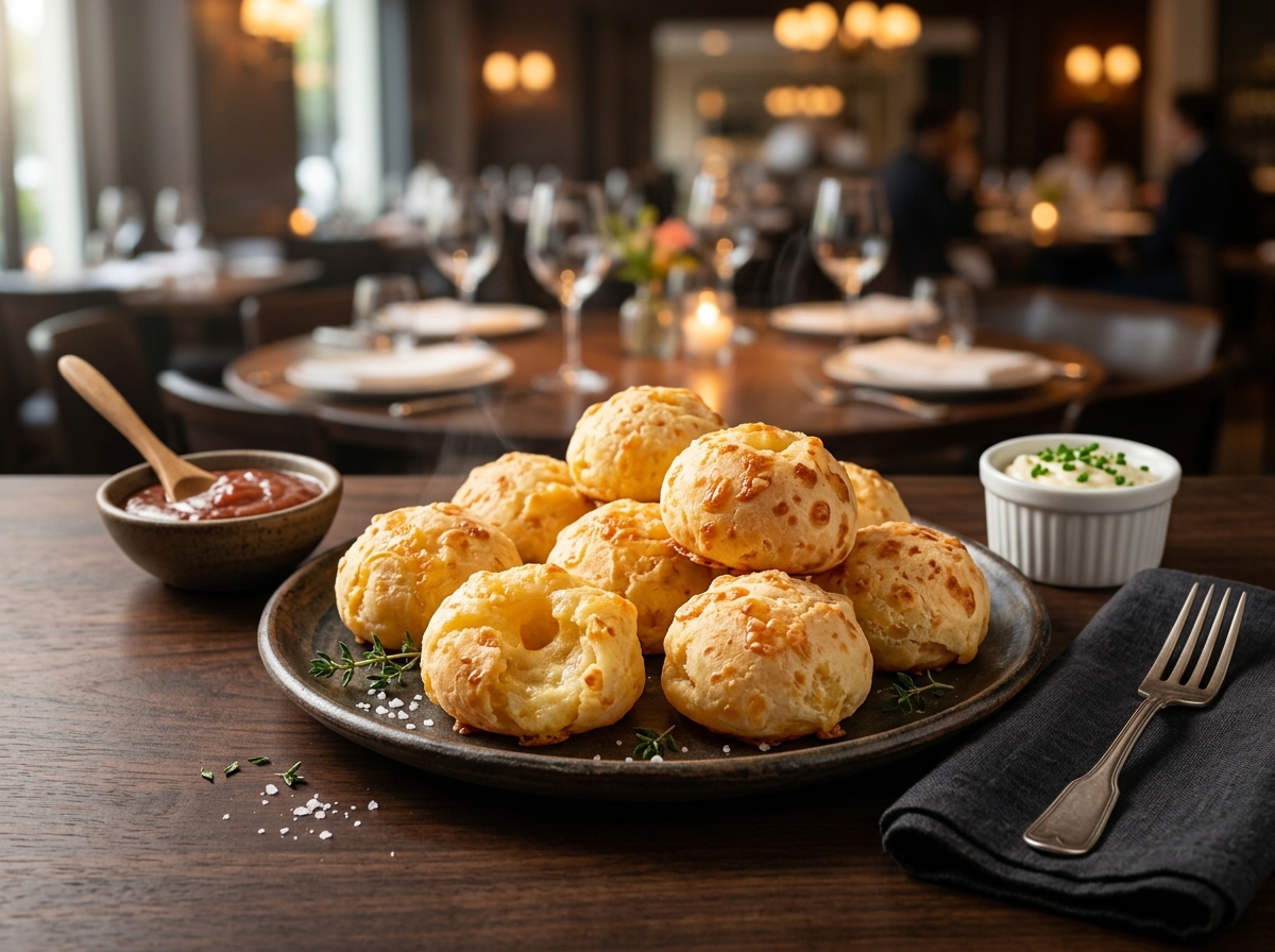 Pão de Queijo de Batata Doce sem Glúten - receita de pão de queijo de batata doce sem glúten caseira pronta para servir