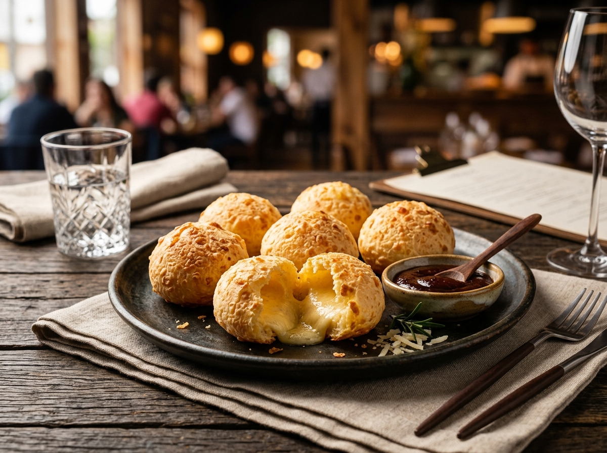 Pão de Queijo Mineiro Especial - receita de pão de queijo mineiro especial caseira pronta para servir