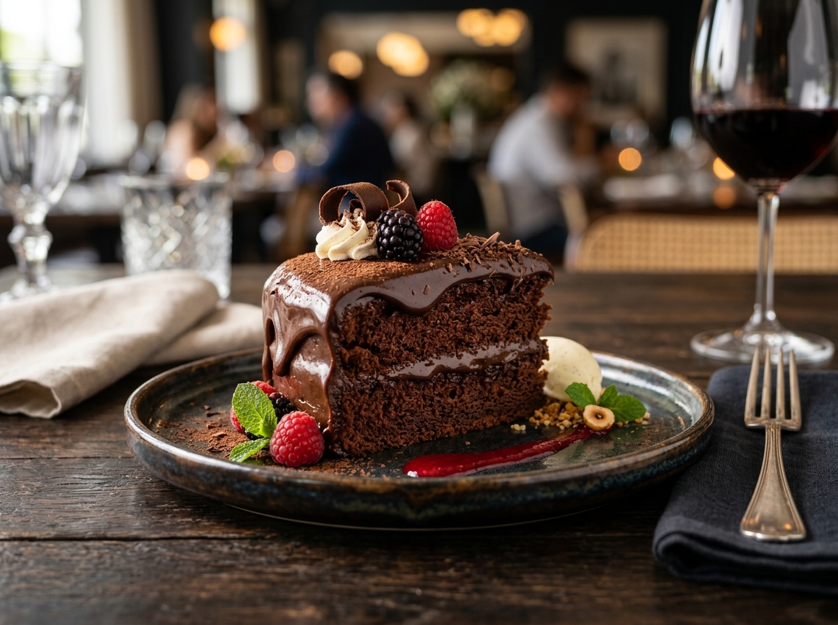 Bolo de Chocolate Fofinho com Ganache - receita de Bolo de Chocolate Fofinho com Ganache caseira pronta para servir