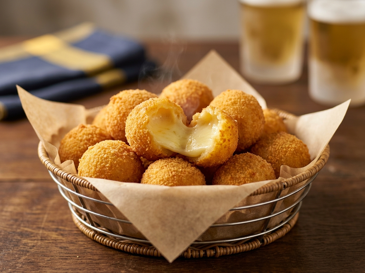 Bolinha de Queijo para Assistir Jogo